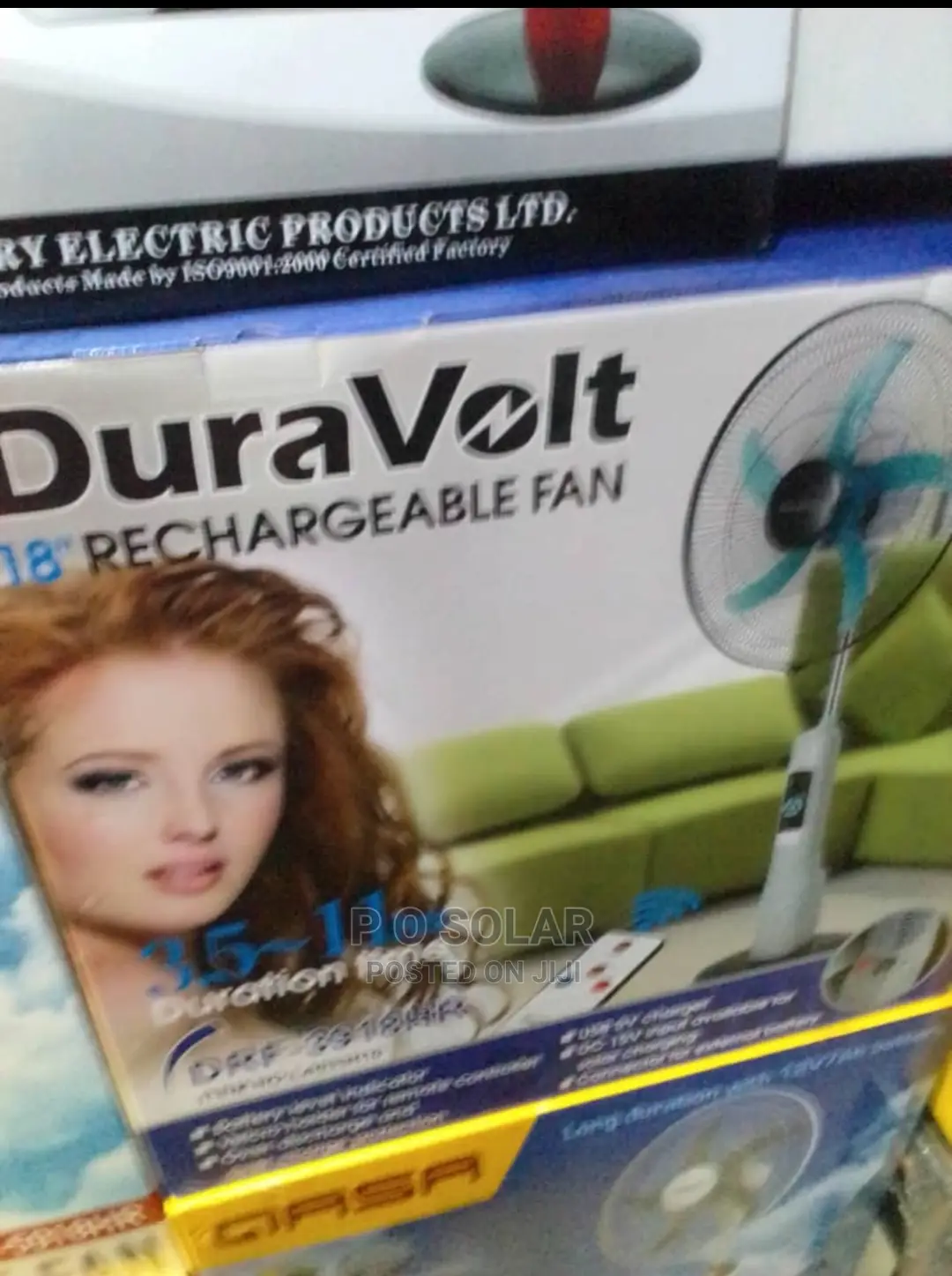 Dura Volt Rechargeable Fan