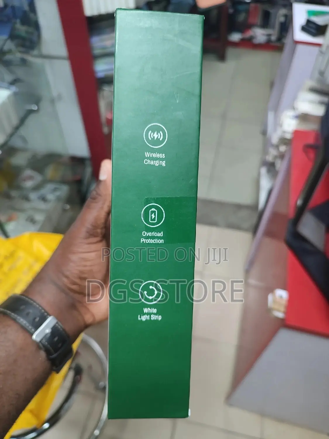 Green Lion 4in1 Wireless Charging Station 15w With Clock