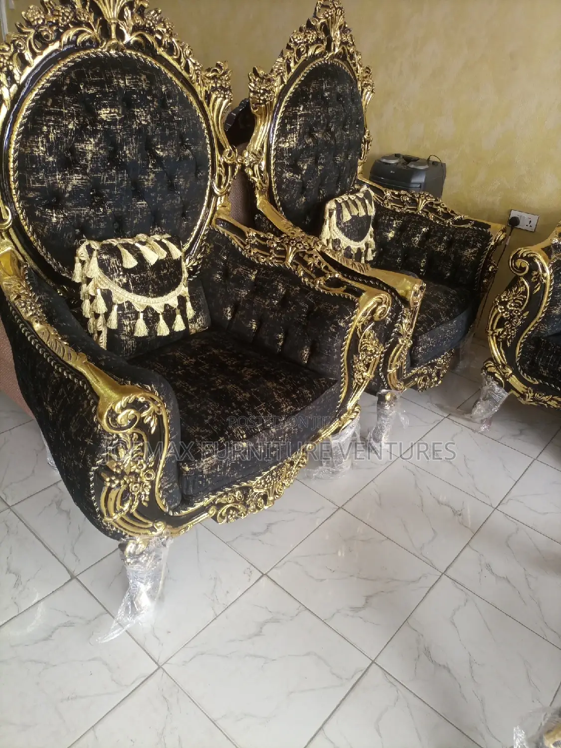 Modern 8 Seater Living Room Living Fabric Made Royal Sofa .