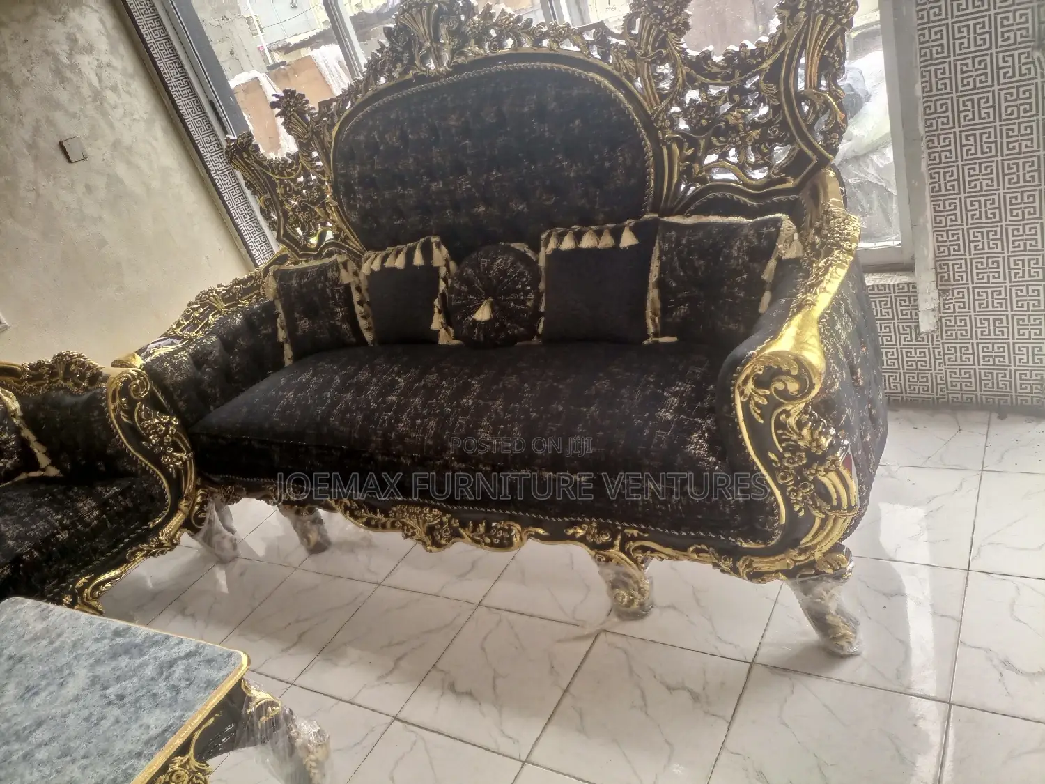 Modern 8 Seater Living Room Living Fabric Made Royal Sofa .