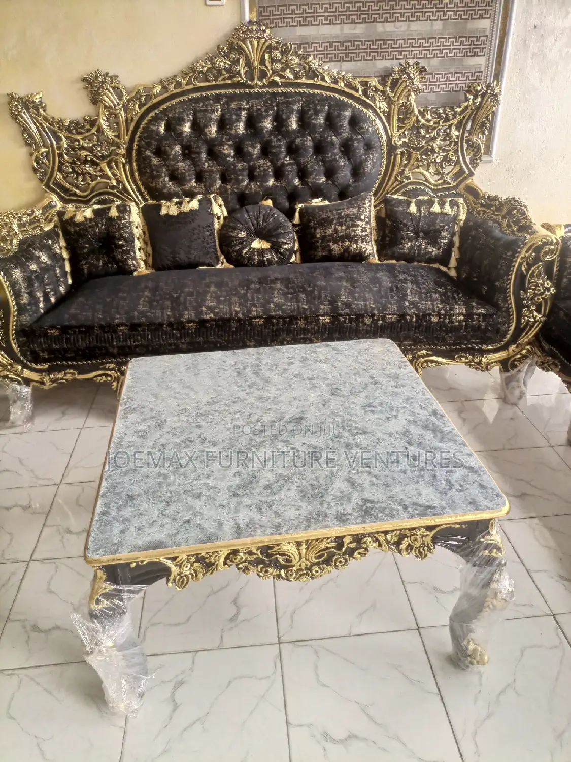 Modern 8 Seater Living Room Living Fabric Made Royal Sofa .