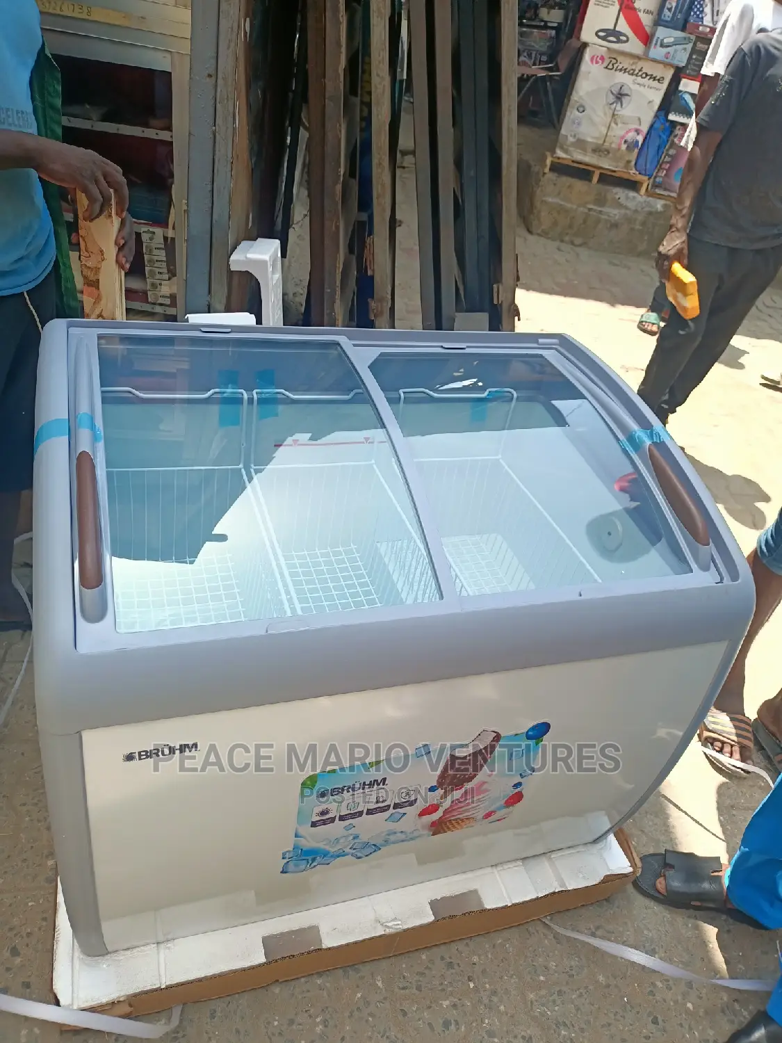 Bruhm Quality Ice Cream Freezer 210litres With Warranty 2yrs