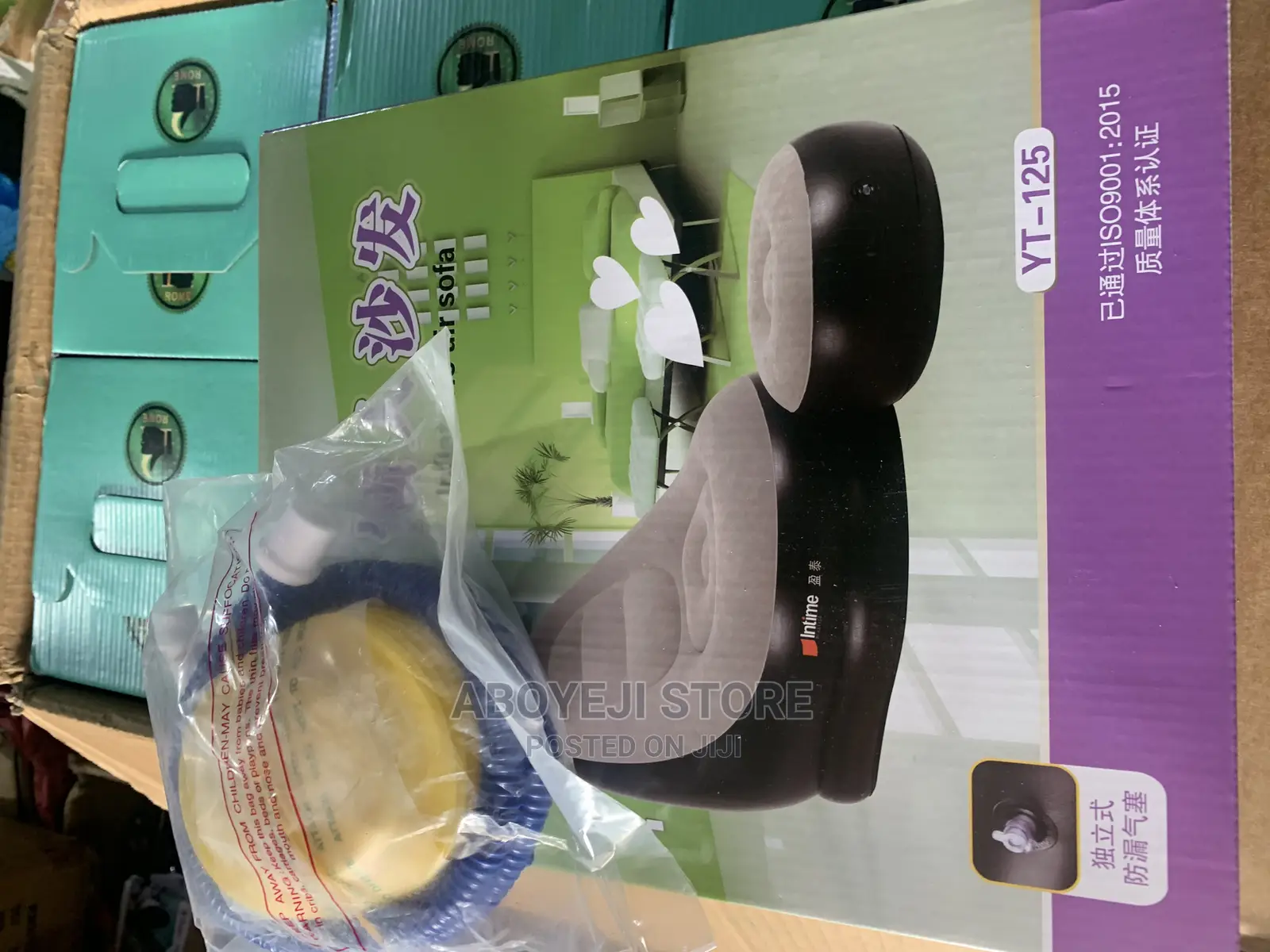 Inflatable Sofa With Electric and Manual Pump
