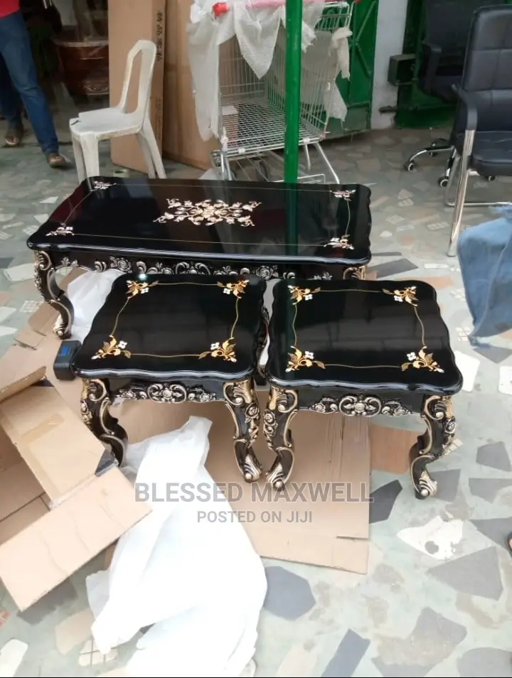 Royal Center Table and 2 Side Stole