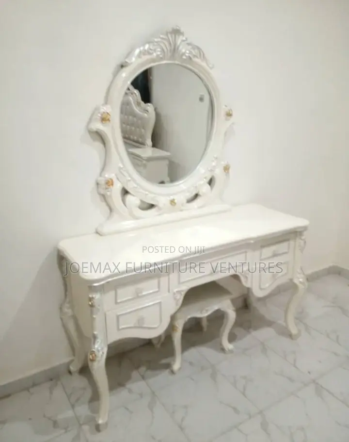 Royal Bed Set With Dressing Mirror and Two Bed Side.