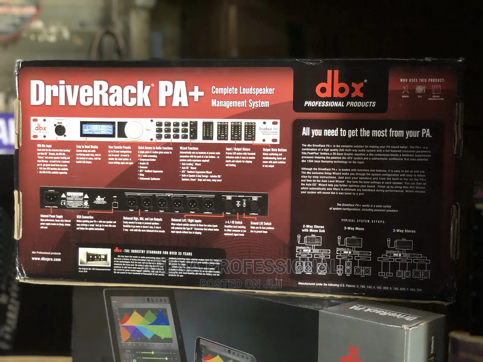 DBX Drive Rack PA+ Management System