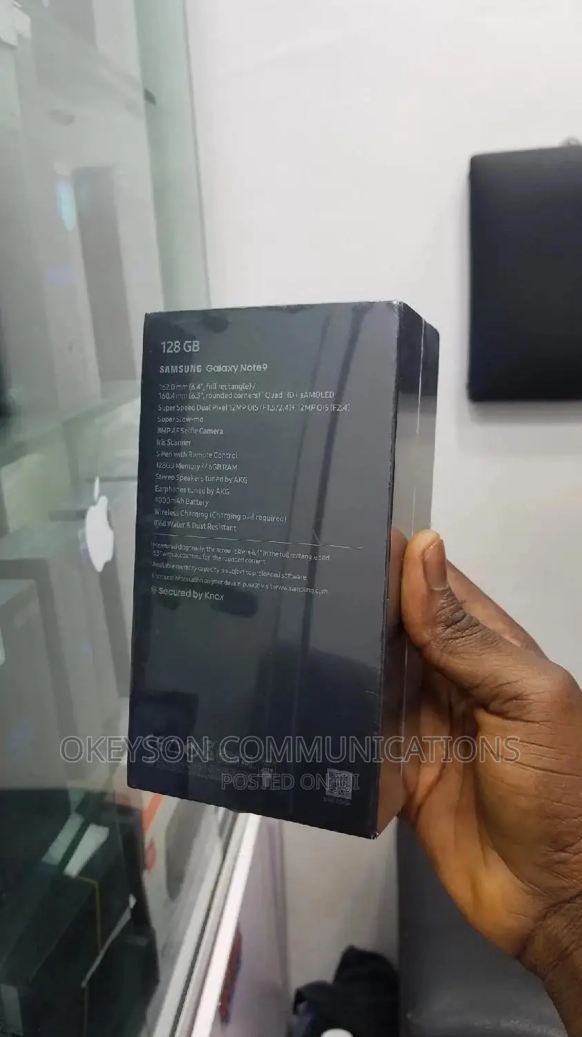 New Samsung Galaxy Note 9 128 GB Black