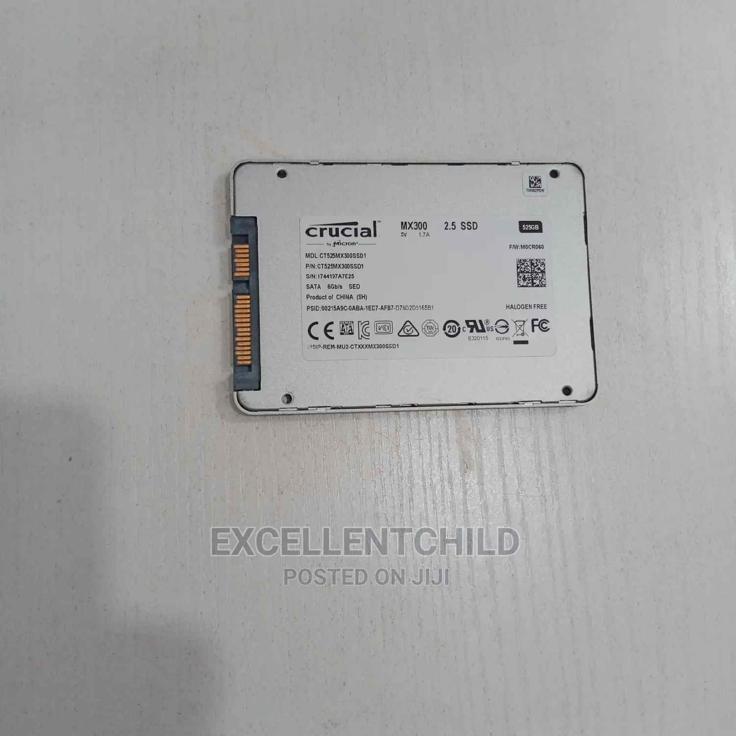 Crucial 500gb Sata Mx500 SSD