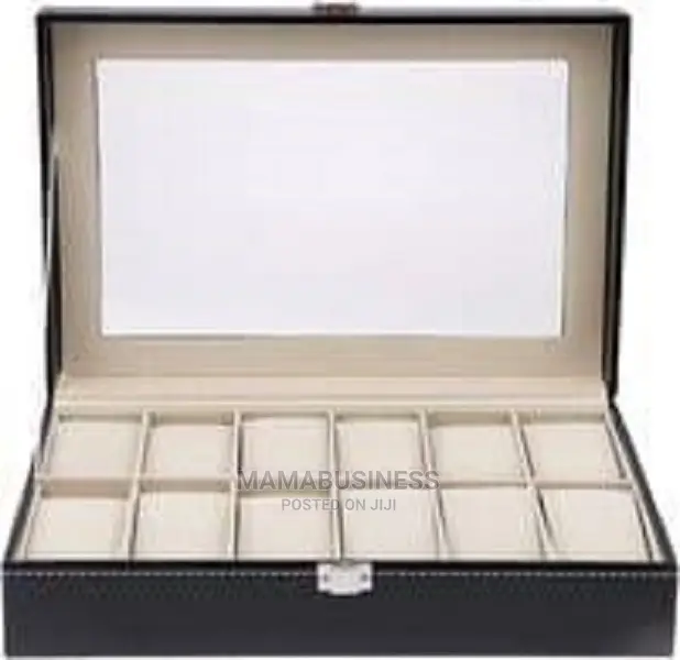 12 Slot Watch Box Display Storage Case