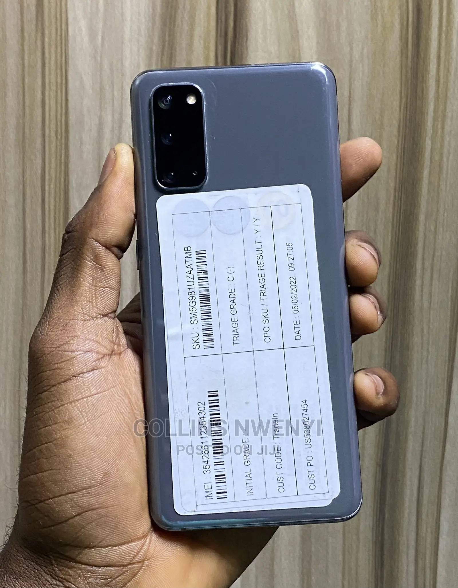 Samsung Galaxy S20 128 GB Gray