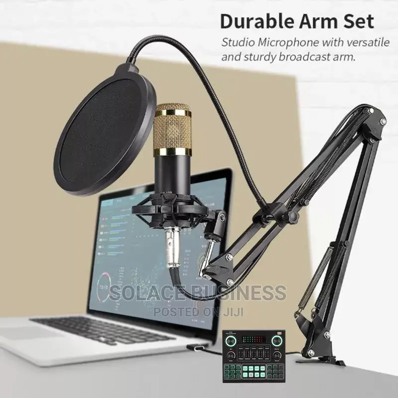 BM800 Microphone + V9 Sound Card Podcast Youtube Livestream