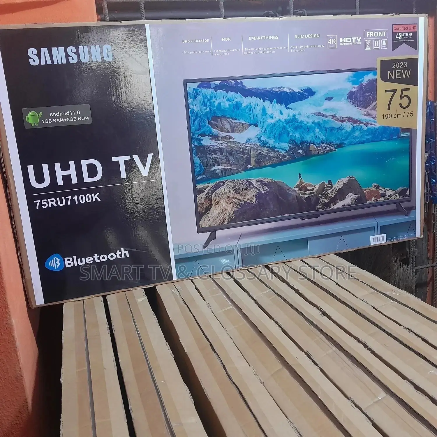 75 Inches Smart Tv With Bluetooth Wifi Hotspot Facebook