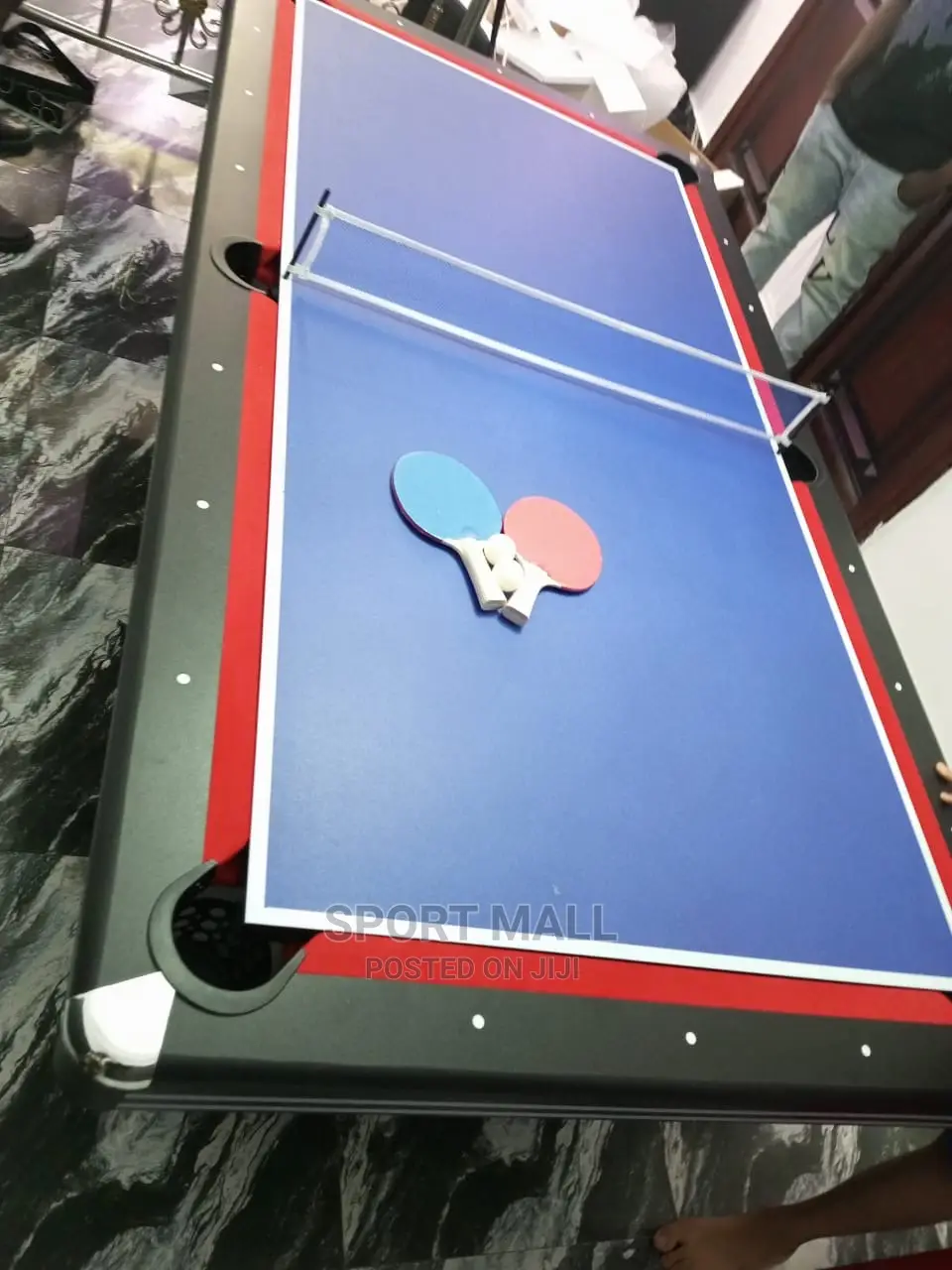 3 in 1 (7ft) Snooker Table With Table Tennis and Air Hockey