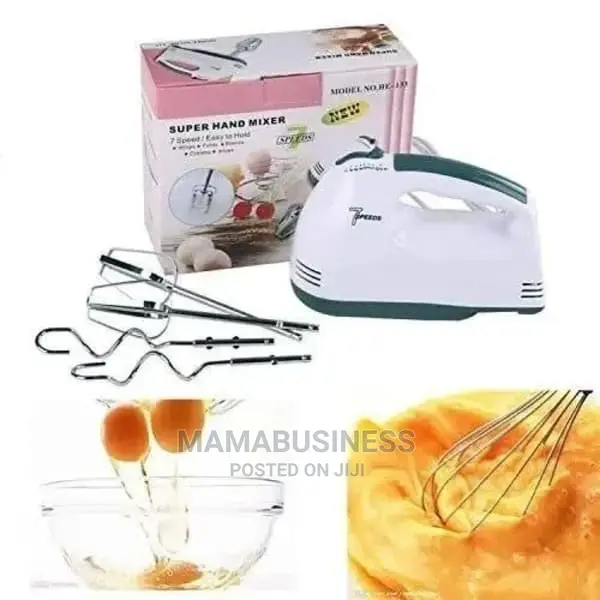 Scarlett 7 Speedy Hand Mixer With Chrome Beater + Dough Hook