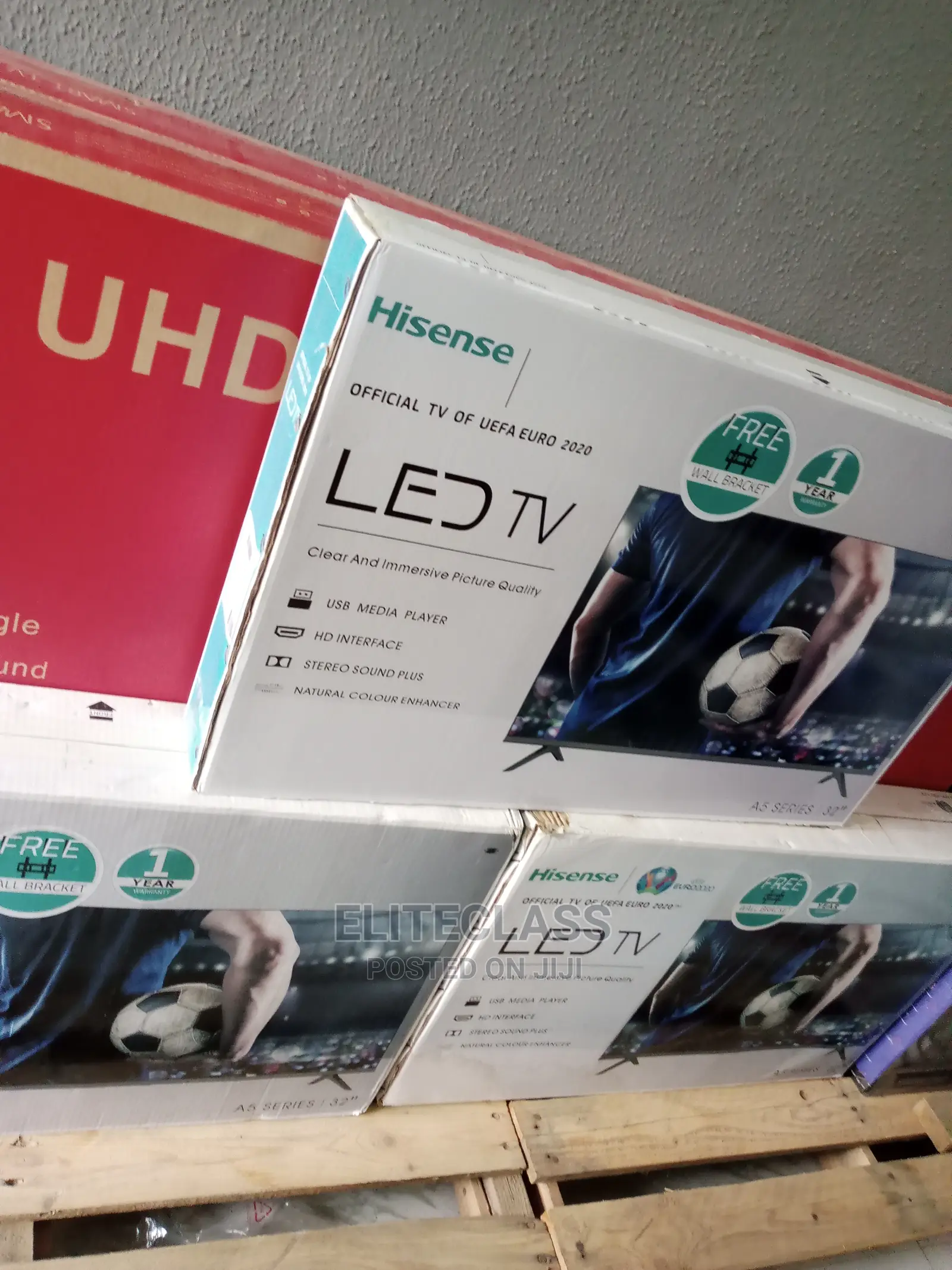 Portable Brand New Hisense 32 Inch LED TV + 1 Year Warranty