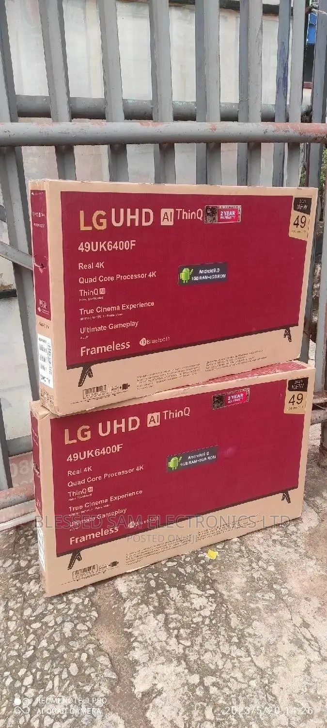 2026>New >Lg 49" Flameless Android Smart Uhd Tv Playstore