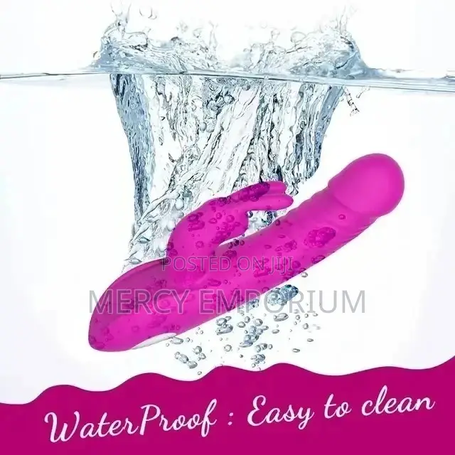 Thrusting Rabbit Clitoris G-Spot Vibrator Women Sex Toy