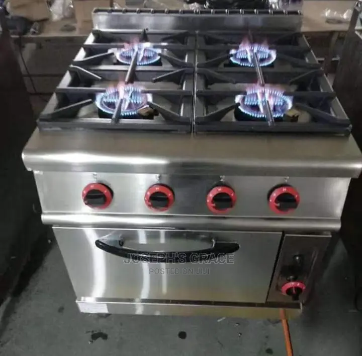 Industrial 4 Burners Gas Cooker