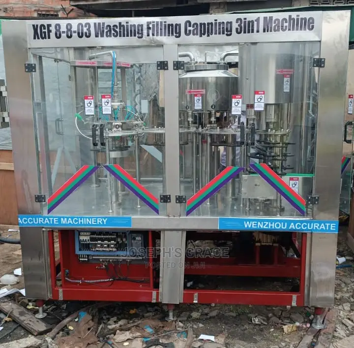 XGF 8-8-03 Washing Filling Capping 3in1