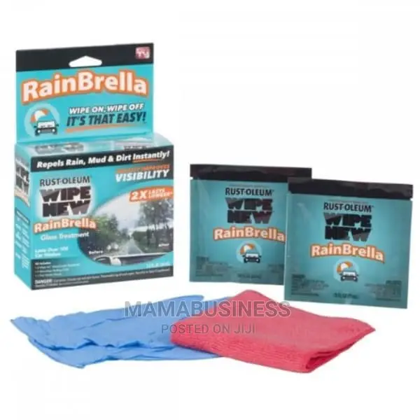 Wipe New Rainbrella Windshield Treatment