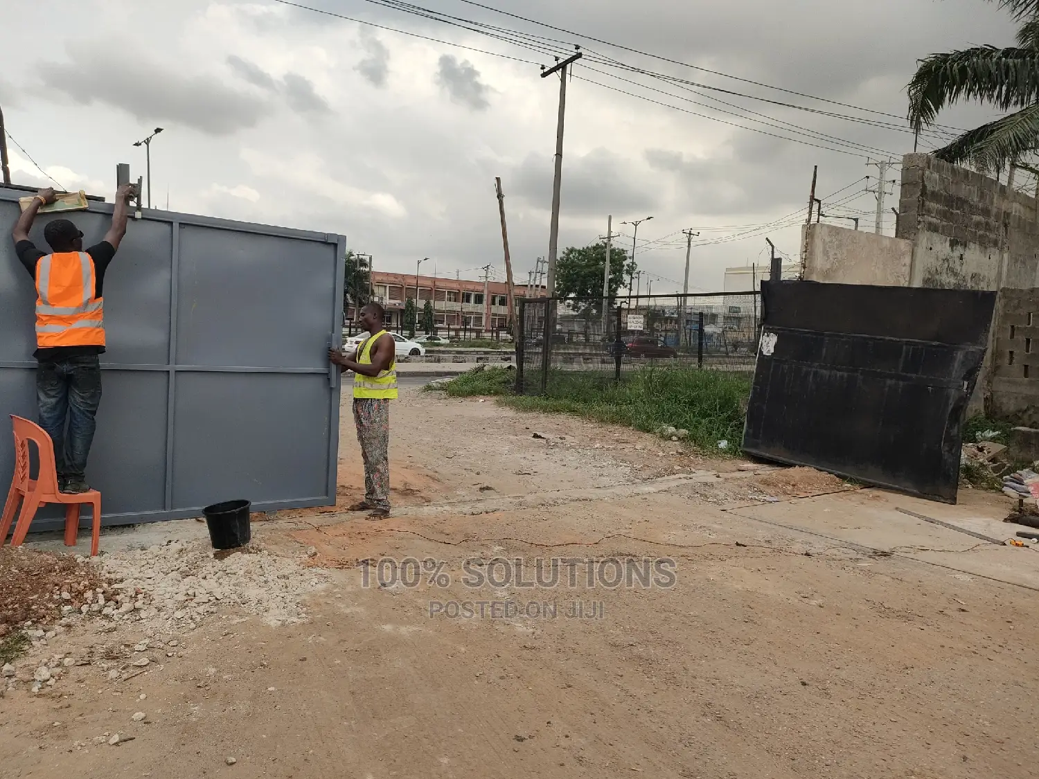 26ft Long Terminal Standard Gray Design Gate for Sale