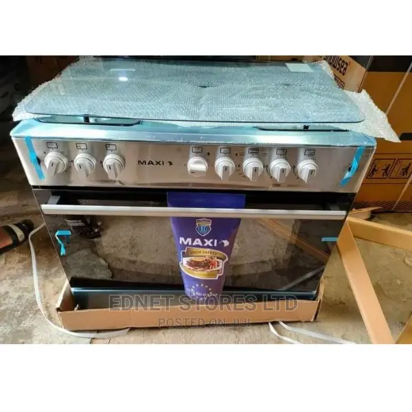 Maxi 60*90 (4+2) Burner Gas Cooker Inox Maxi60x90p-4-2-In