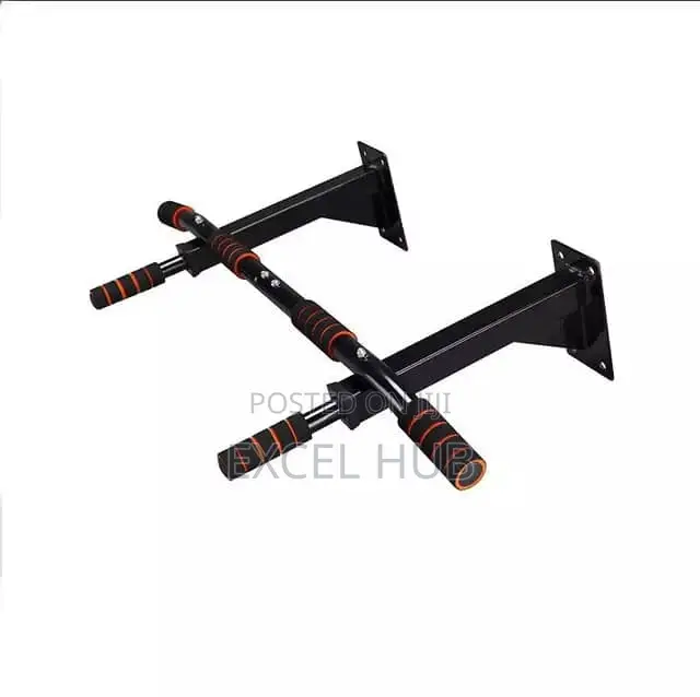 Wall Pull Up Bar Orange And Black