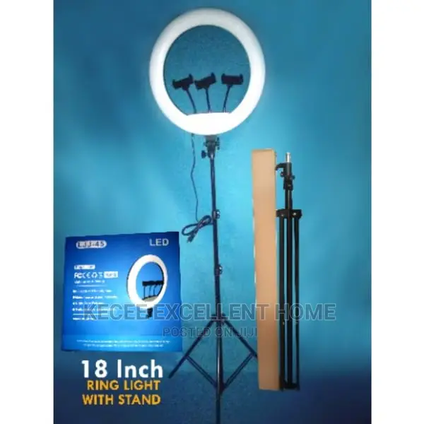 Ring Light 18 Inch With Tripod Stand 2.1m + Remote