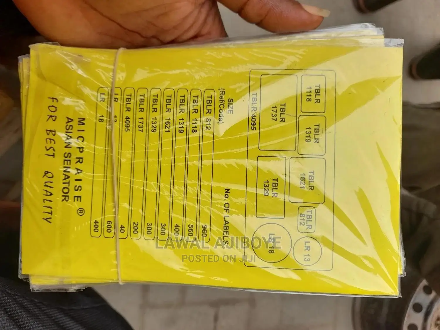 Self-Adhesive Label 10 Sheet/Feuilles