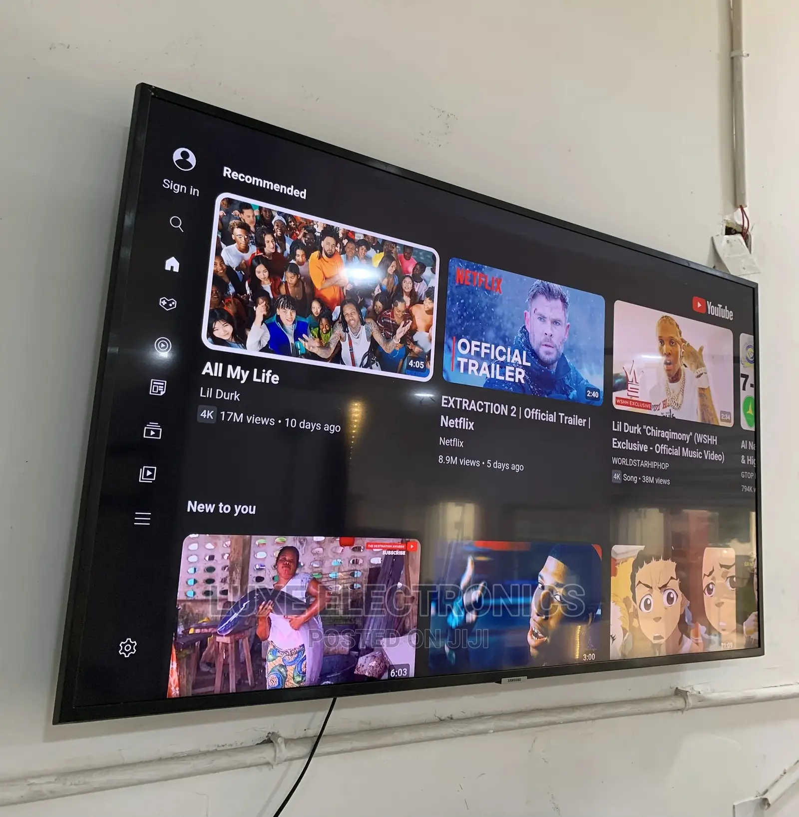 50 Inches Samsung Uhd HDR Smart Tv 2020 Model
