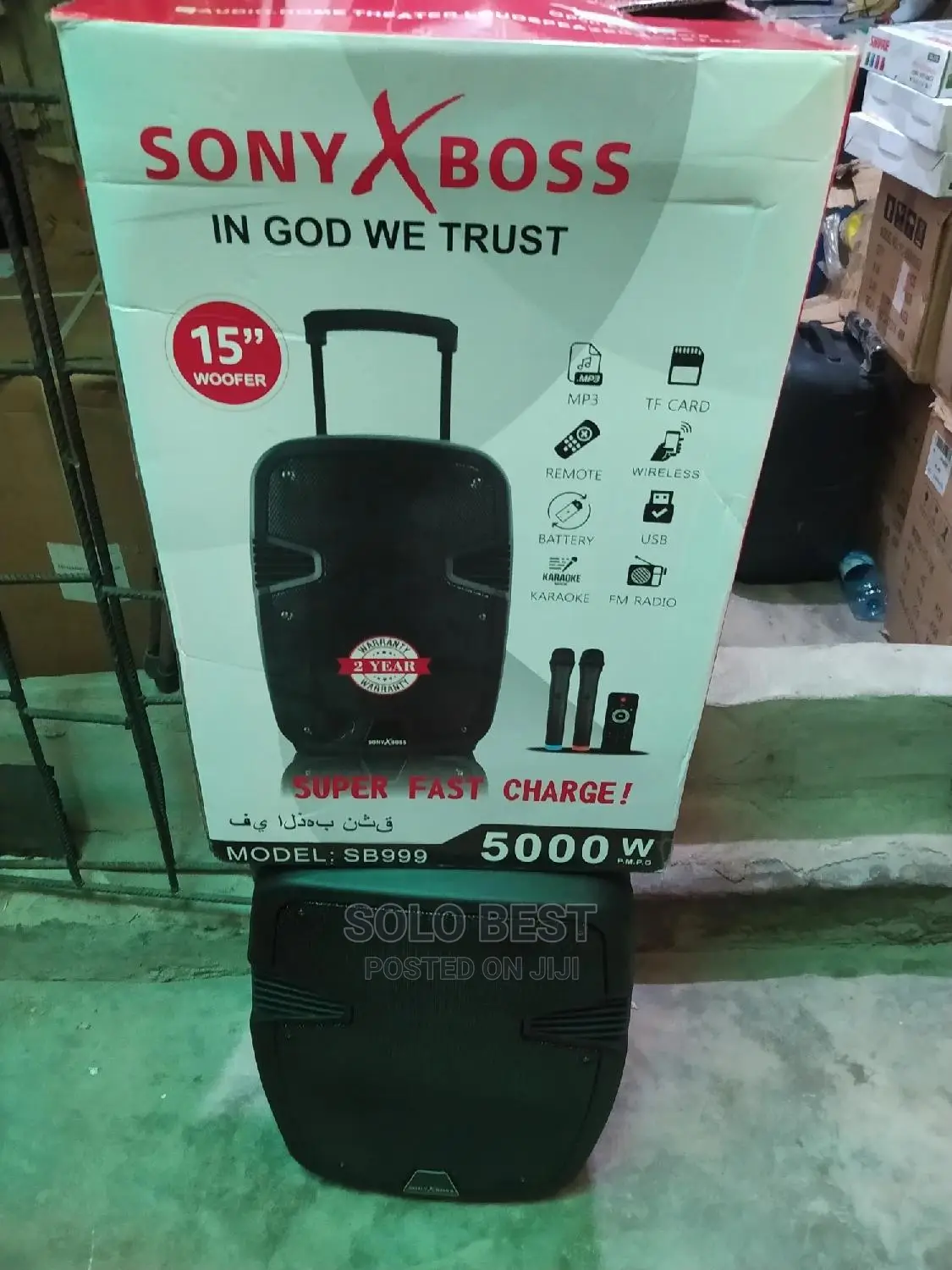 15 Inches Sonyxboss Pa System