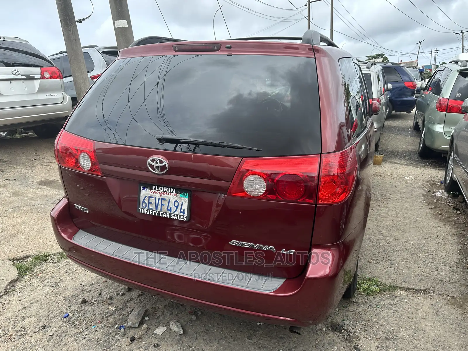 Toyota Sienna LE 2009 Burgundy
