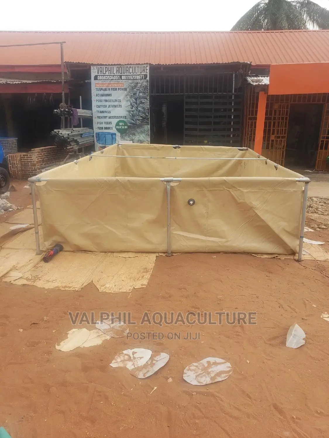 Wide Tarpaulin Fish Pond