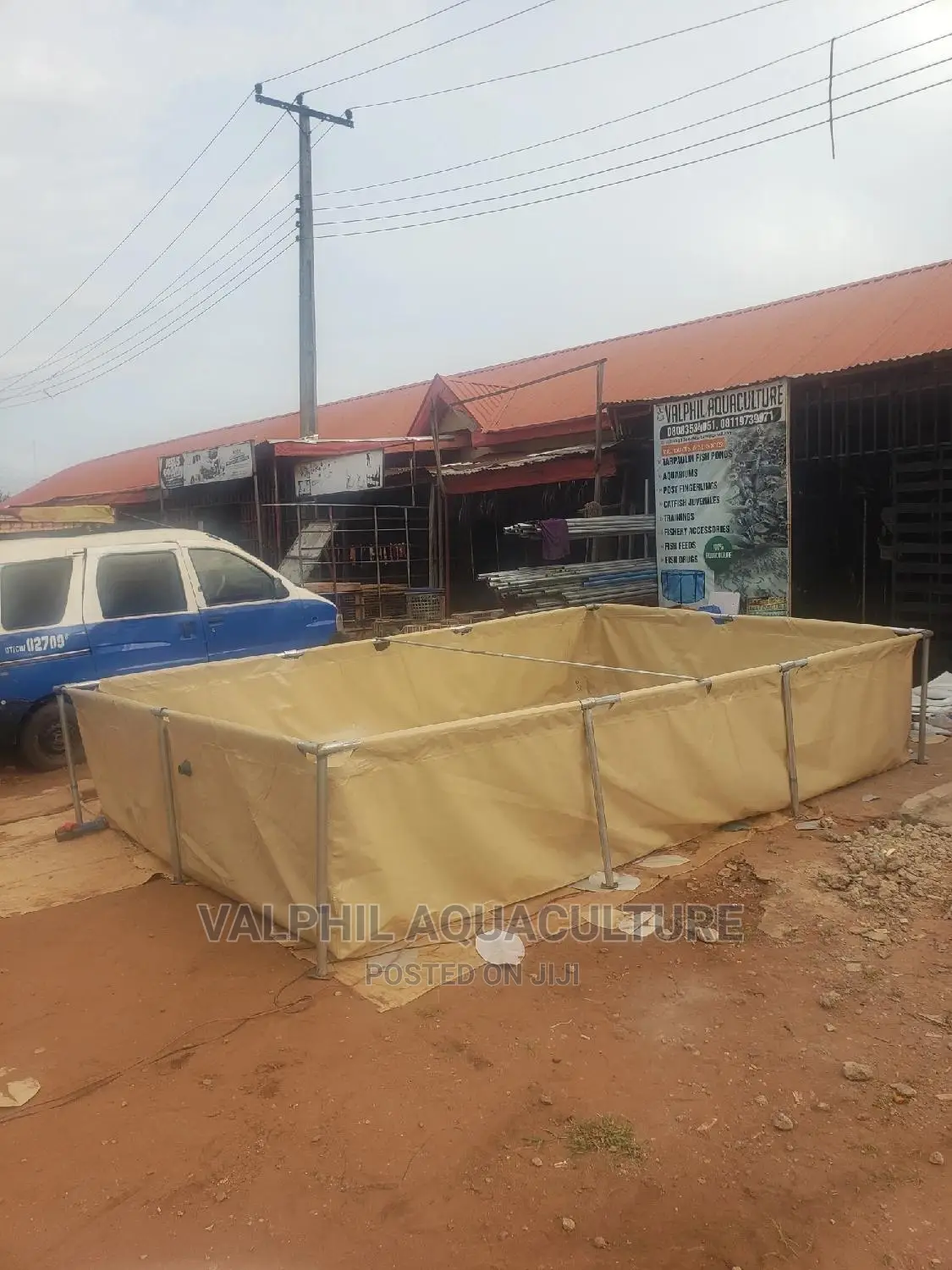 Wide Tarpaulin Fish Pond