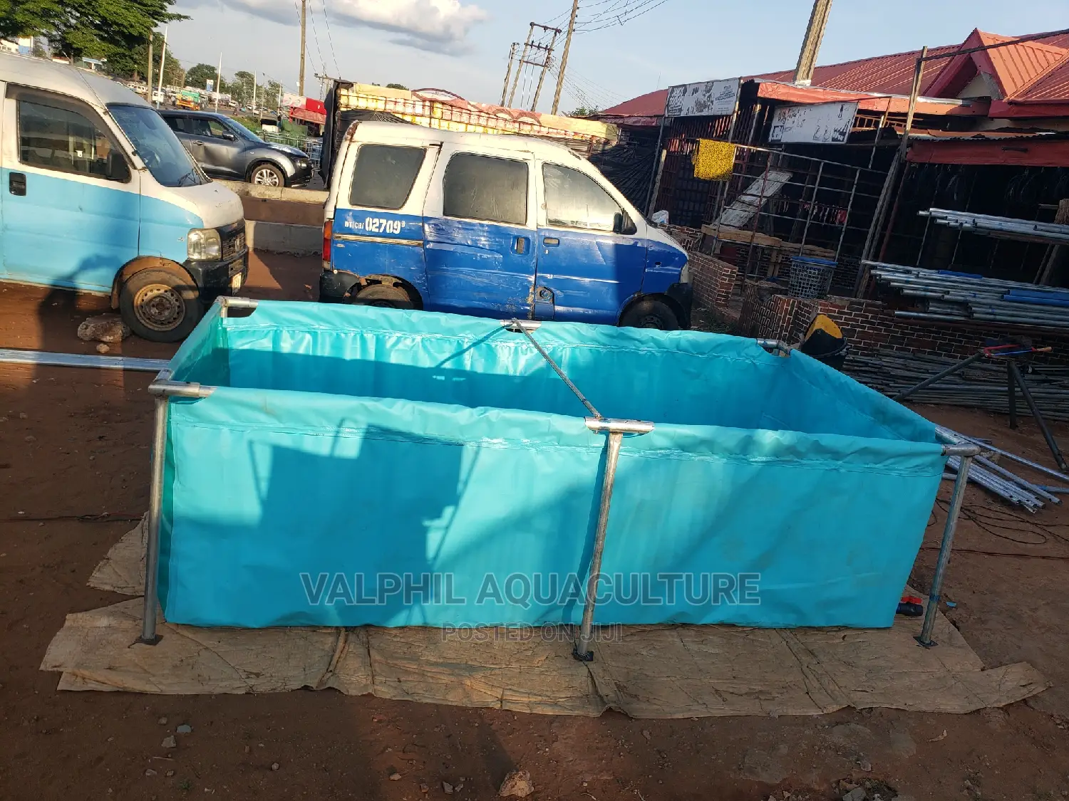 Neat Tarpaulin Fish Pond