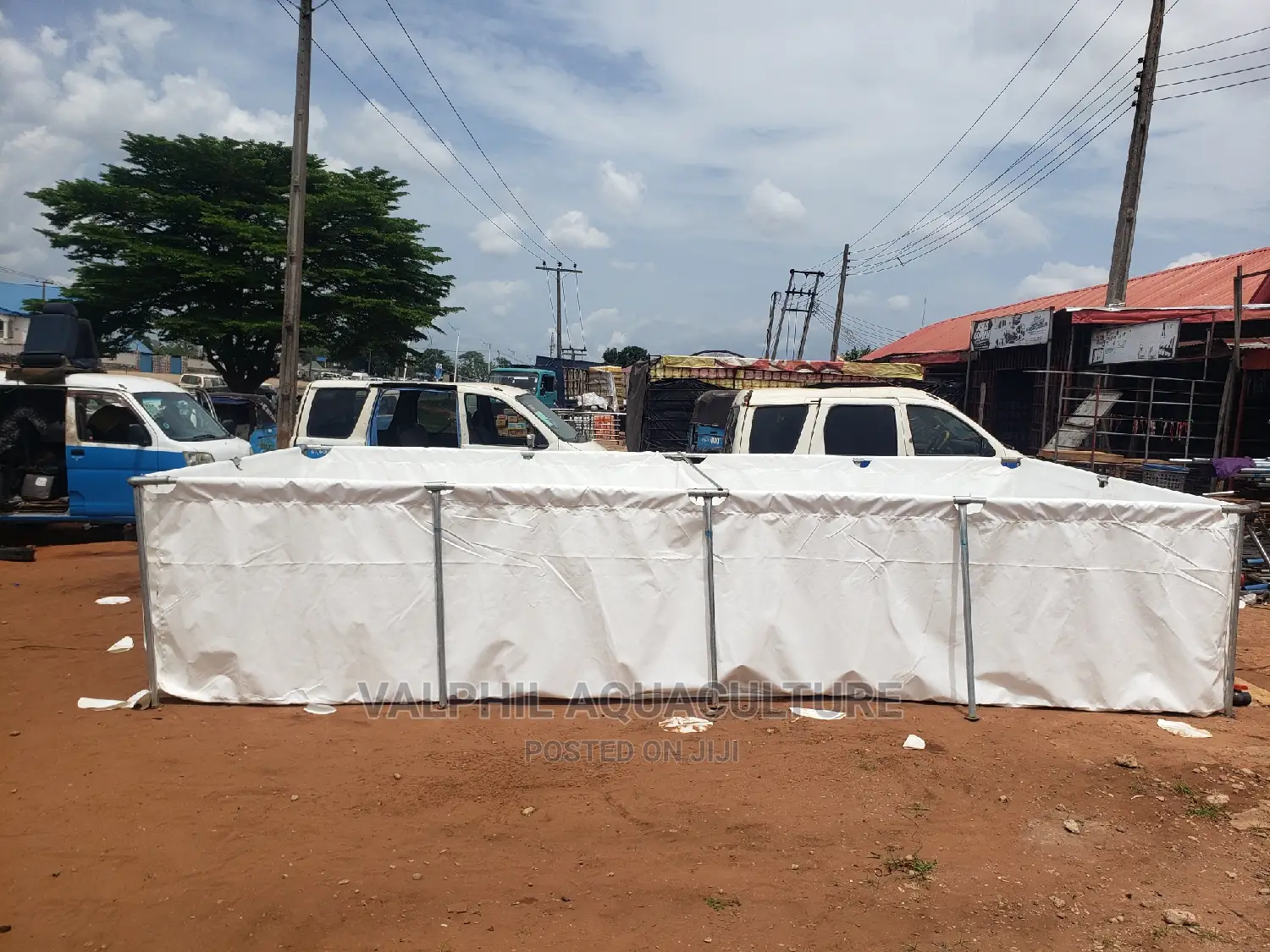 Extra Large Tarpaulin Fish Pond.