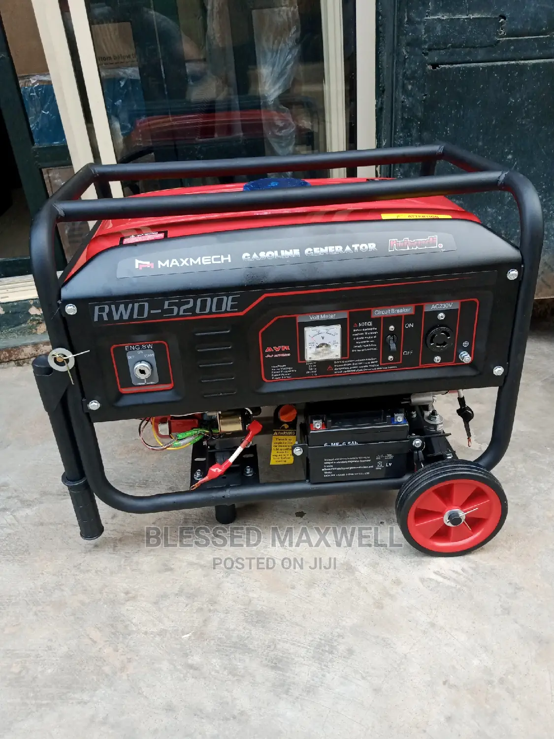 (Rwd-5200e) Maxmech Generator With Key And Tire