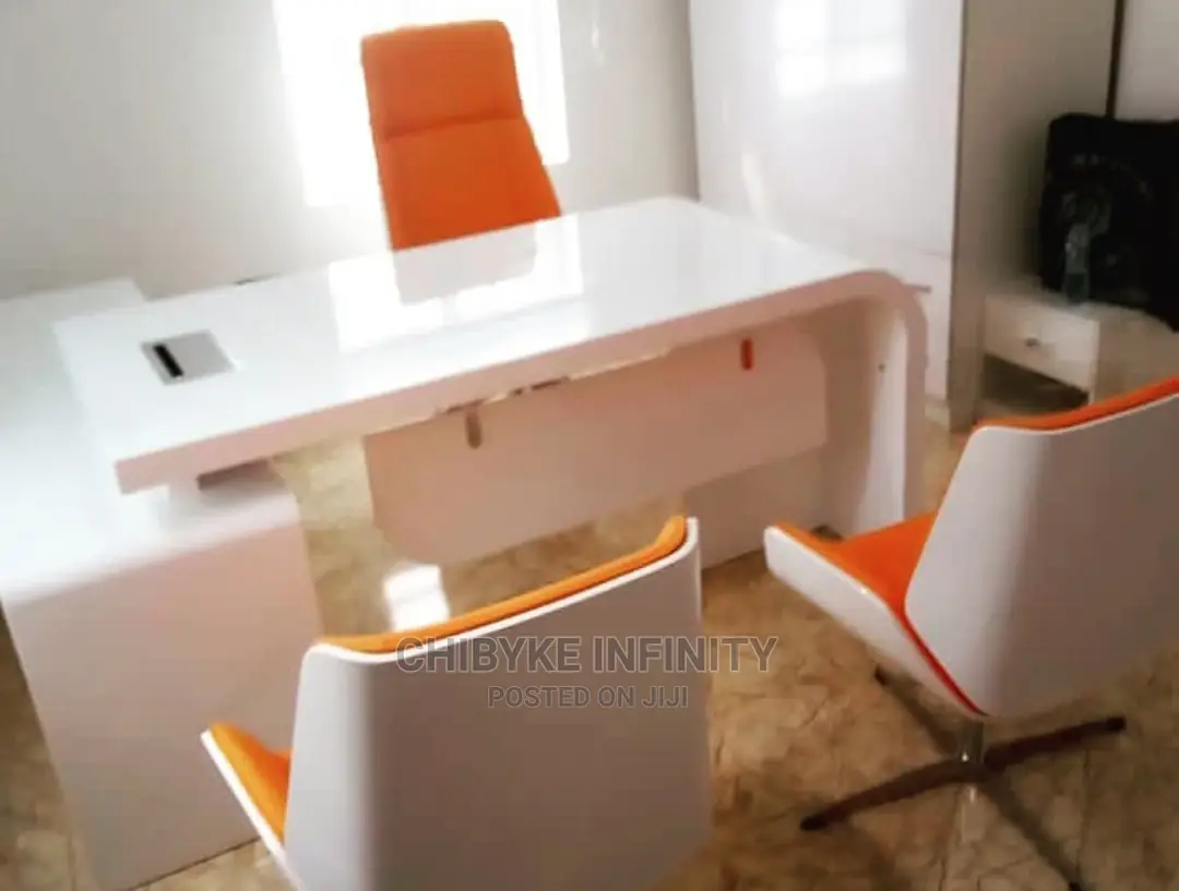 New Imported Executive Table and Set Office Chairs (Set)