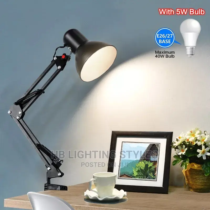 Office Table Lamp With Clamp