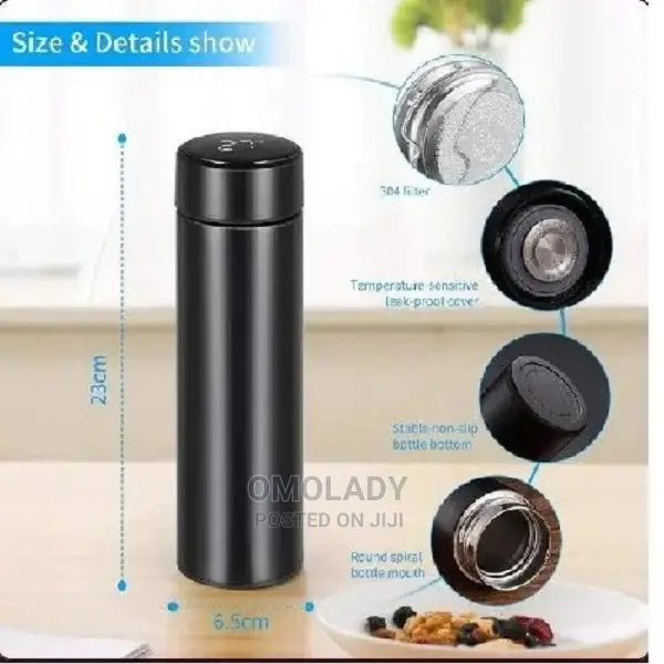 Stainless Ledtemperature Display Vacuum Flask