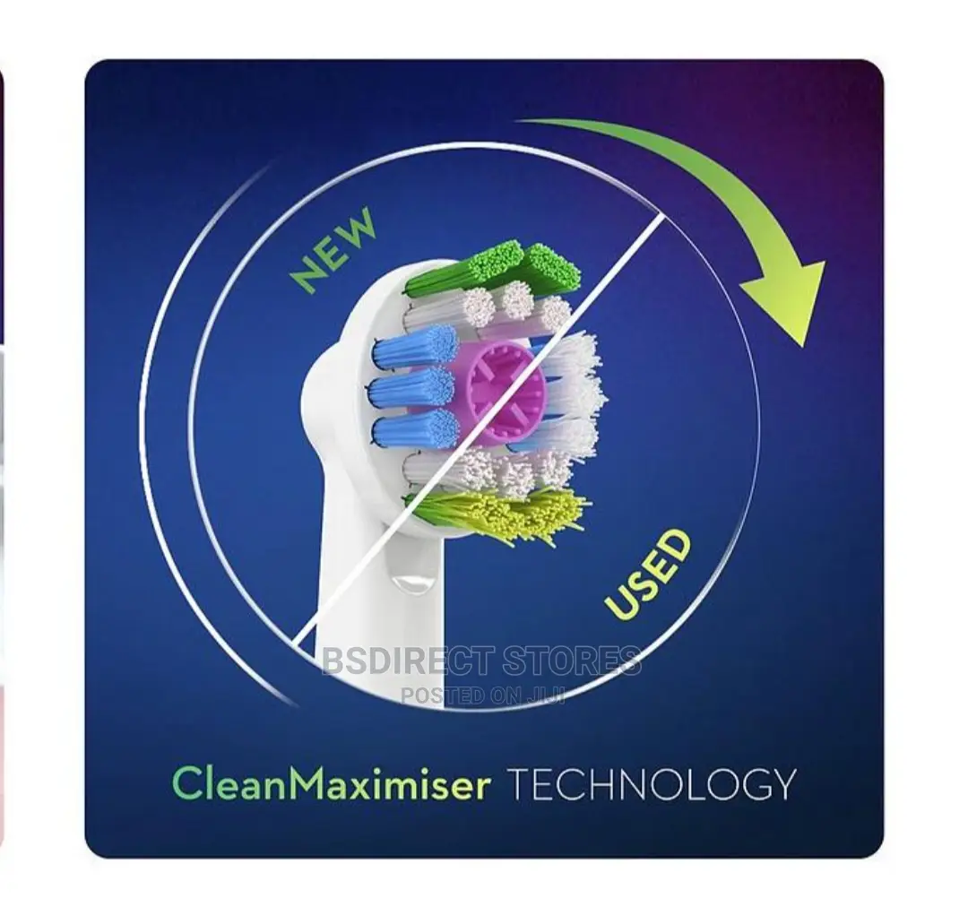 Oral B 3D White 8 Replacement Heads With Cleanmaximiser Tech