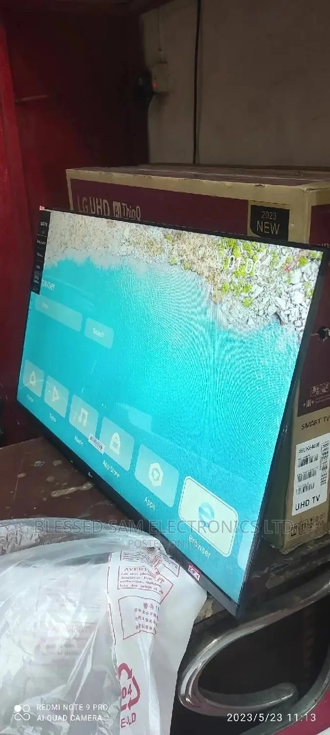 LG SMART Digital Android Flameless Tv ( 50"Inch)>Bluetooth<