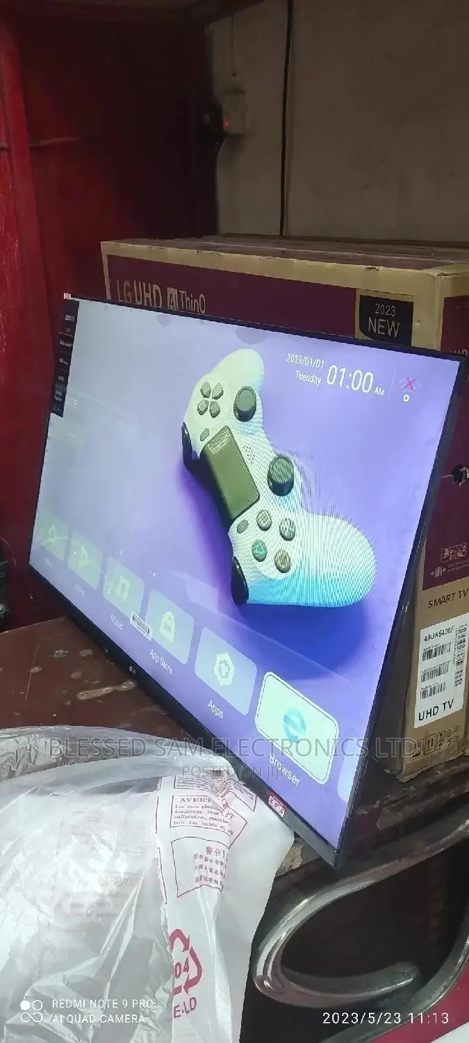 LG SMART Digital Android Flameless Tv ( 50"Inch)>Bluetooth<