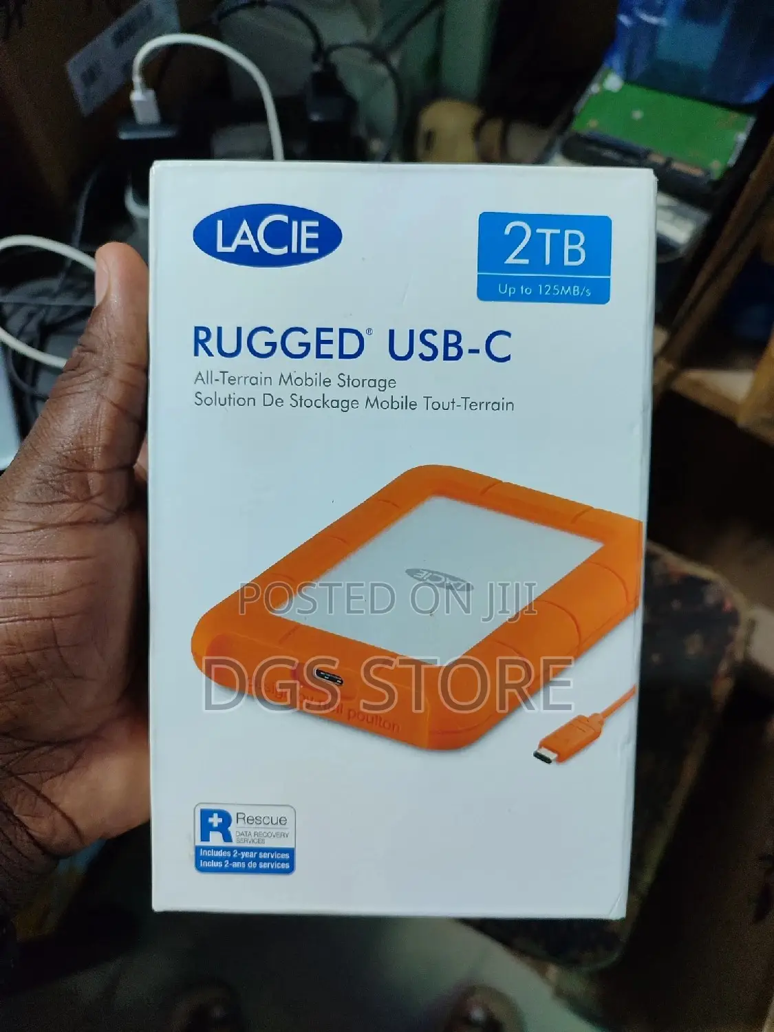 Lacie Rugged Type C 2tb Hard Drive