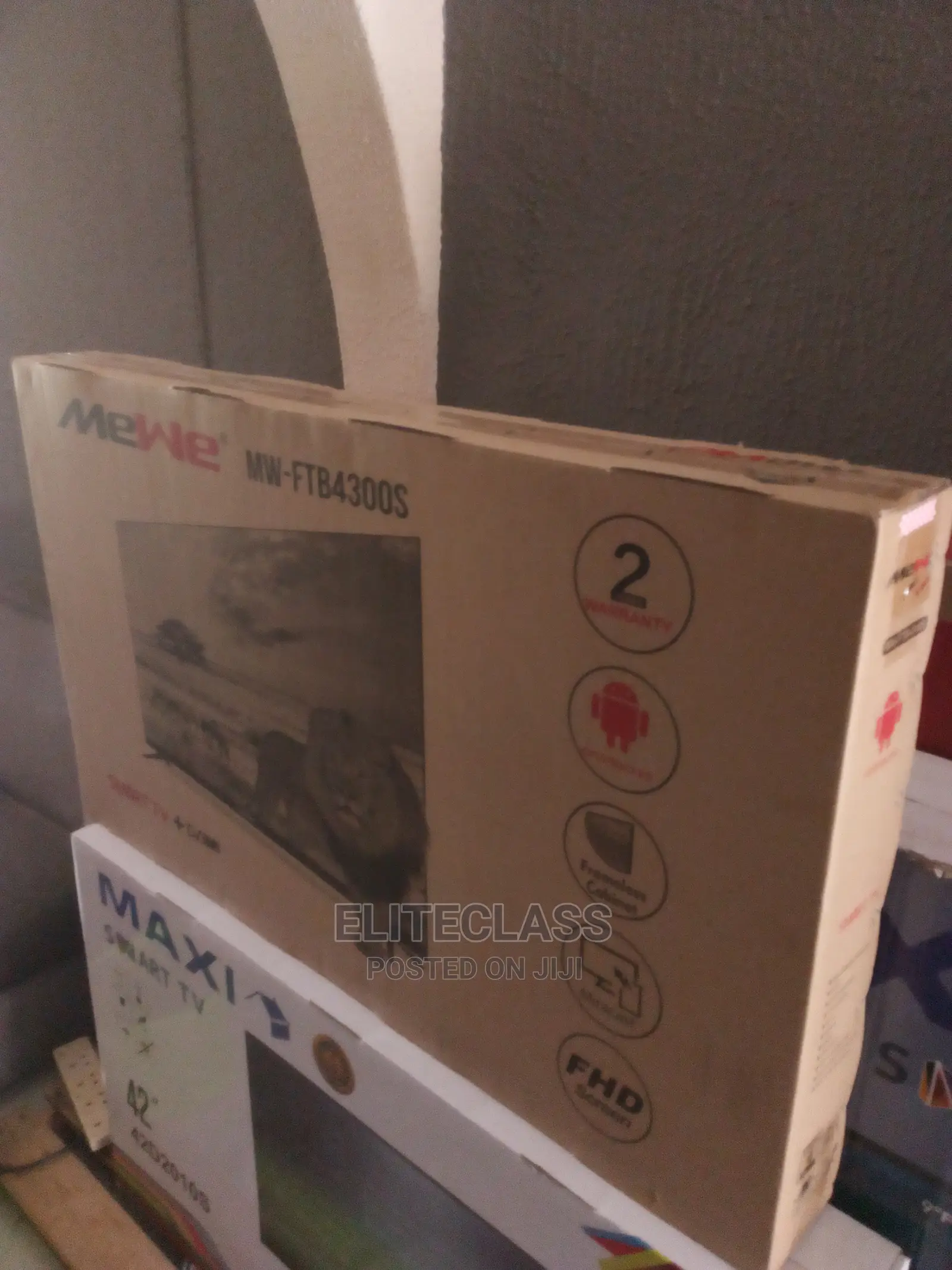 Reliable 43 Inches Frameless Mewe Smart TV