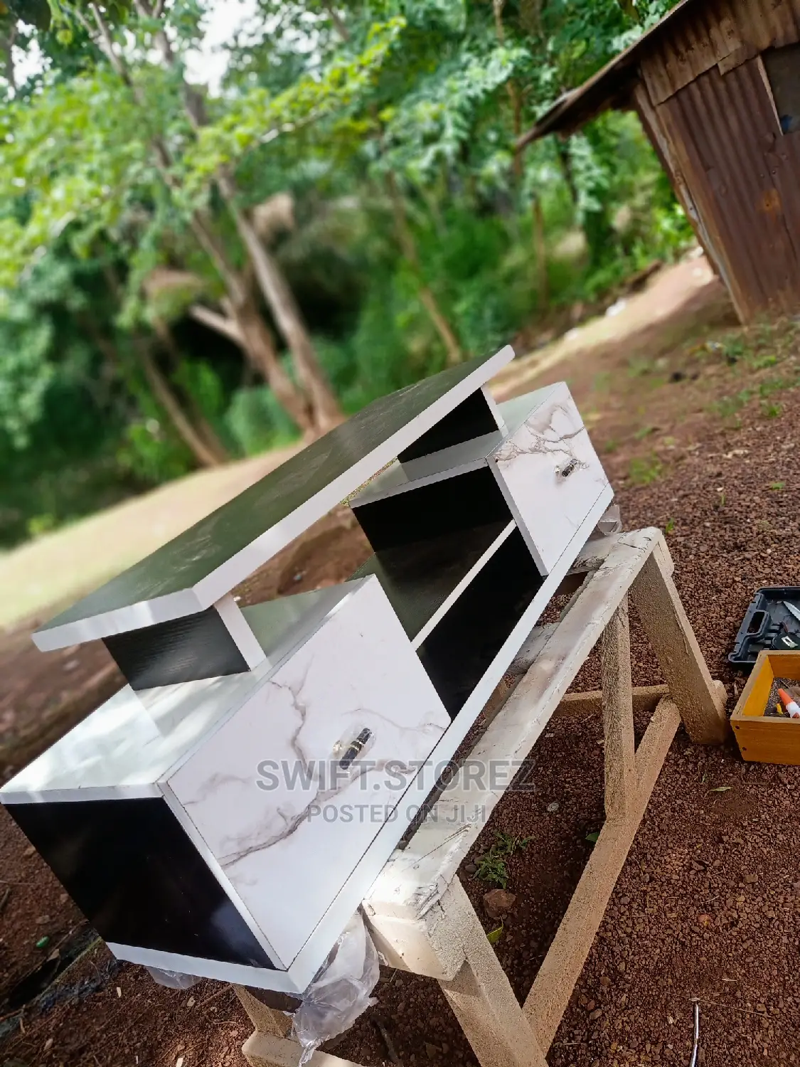 Twin Drawer TV Stand