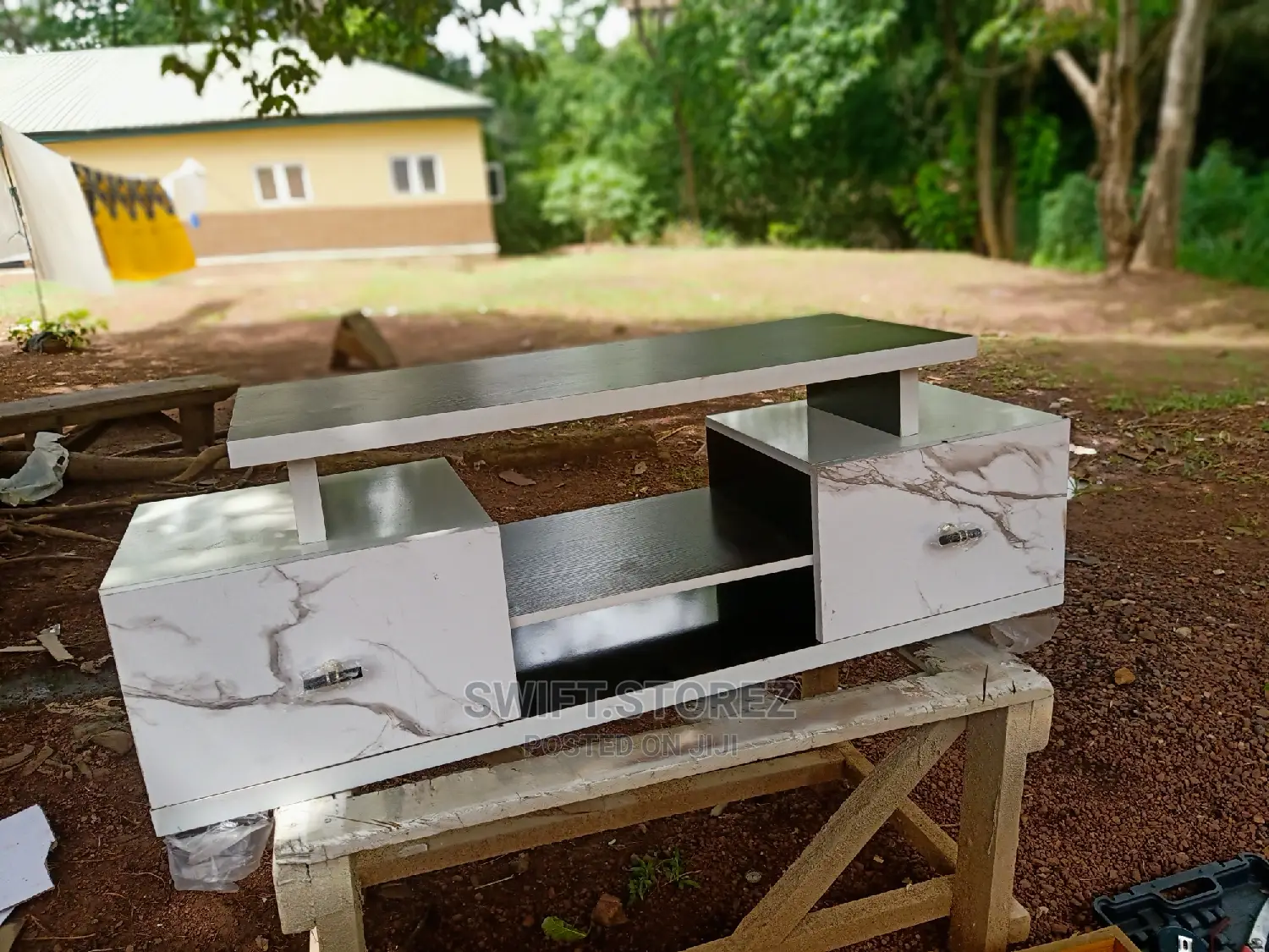 Twin Drawer TV Stand