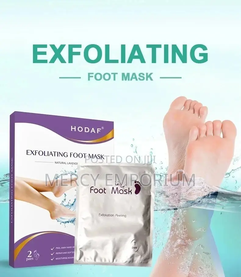 Exfoliating Foot Mask for Dead Foot Skin Manicure Cracked Heels Care