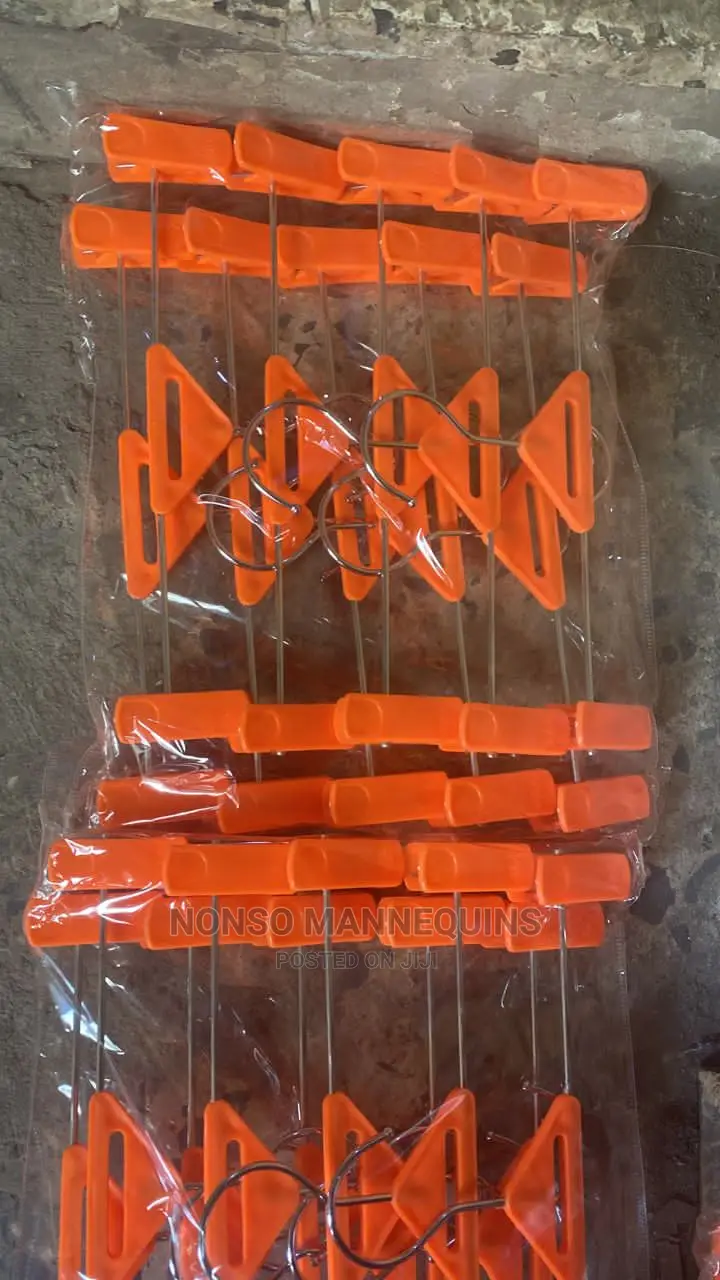 Orange Colours Clip Hangers