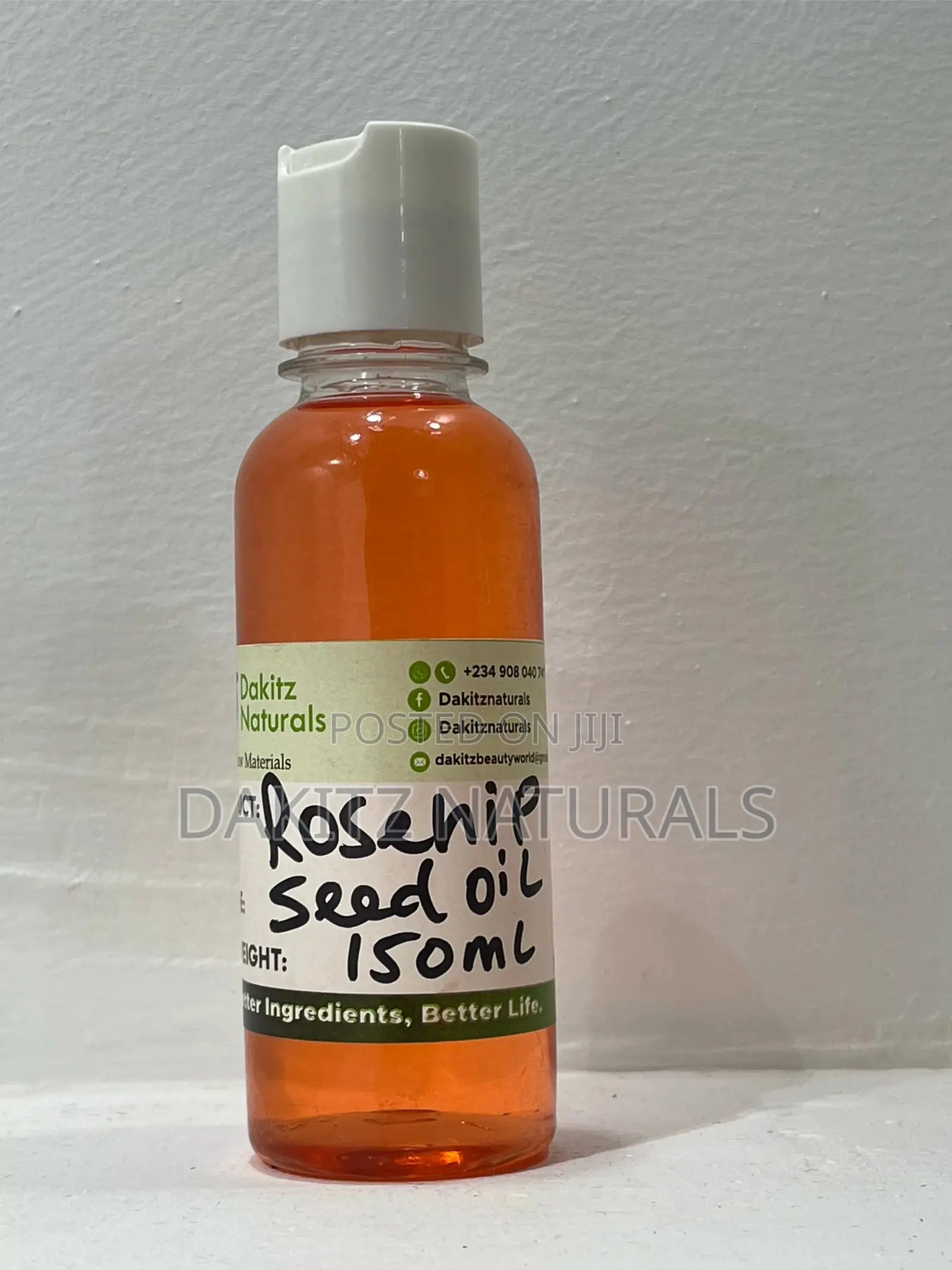 Rosehip Seed Oil Unrefined (Coldpressed) 1liter